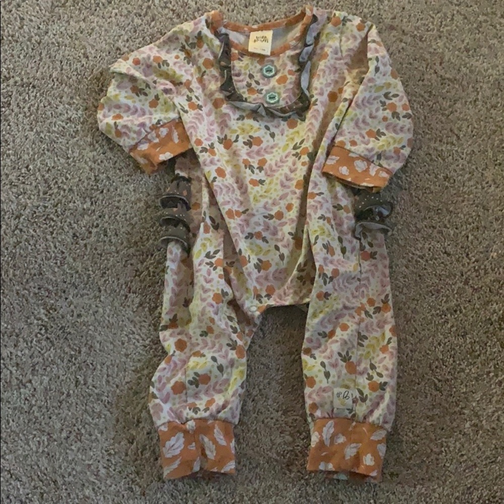 Wildflowers long sleeve romper